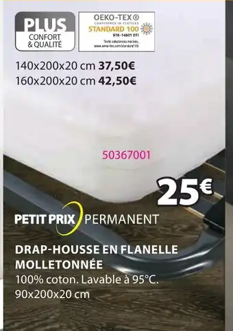 JYSK Drap-Housse En Flanelle Molletonnèe offre
