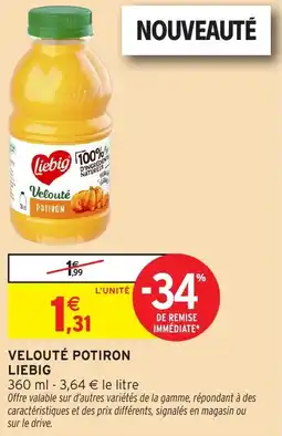 Intermarché Hyper Velouté potiron liebig offre