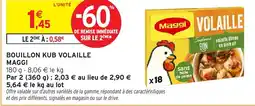 Intermarché Hyper Bouillon kub volaille maggi offre