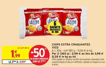 Intermarché Hyper Chips extra craquantes vico offre