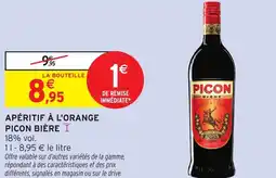 Intermarché Hyper Apéritif à l'orange picon bière offre
