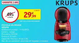 Intermarché Hyper Piccolo xs rouge krups offre