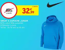 Intermarché Hyper Sweat a capuche junior offre