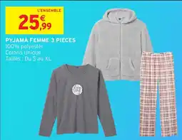 Intermarché Hyper Pyjama femme 3 pieces offre