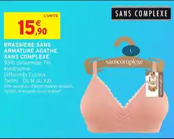 Intermarché Hyper Brassiere sans armature agathe sans complexe offre
