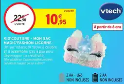 Intermarché Hyper Kid'couture mon sac magic'fashion licorne offre