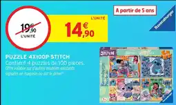 Intermarché Hyper Puzzle 4x100p stitch offre