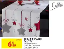 Intermarché Hyper Chemin de table calitex offre
