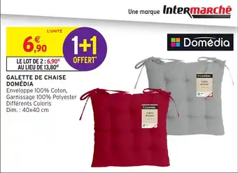 Intermarché Hyper Galette de chaise domédia offre