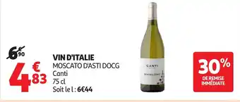 Auchan Vin d'italie offre