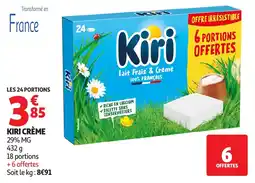 Auchan Kiri crème offre