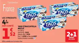 Auchan Yaos stracciatella nestlé offre