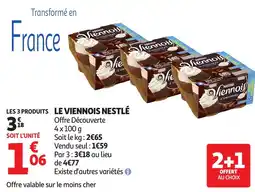Auchan Le viennois nestlé offre