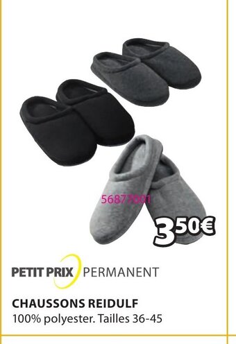 JYSK Chaussons Reidulf offre