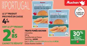 Auchan Truite fumée auchan offre