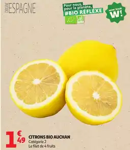 Auchan Citrons bio auchan offre