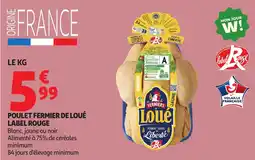 Auchan Poulet fermier de loué label rouge offre