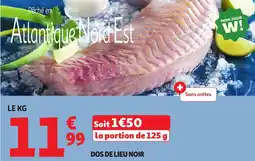 Auchan Dos de lieu noir offre