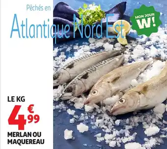 Auchan Merlan ou maquereau offre
