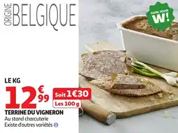 Auchan Terrine du vigneron offre