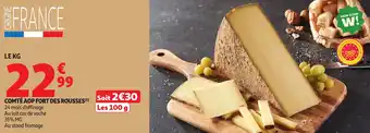 Auchan Comté aop fort des rousses offre
