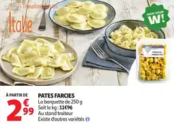 Auchan Pates farcies offre