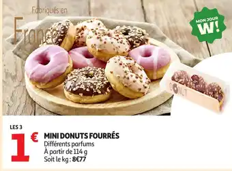 Auchan Mini donuts fourrés offre