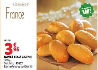 Auchan Navettes à garnir offre