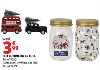 Auchan Pot lumineux actuel offre