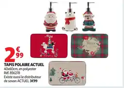 Auchan Tapis polaire actuel offre