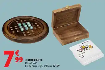 Auchan Jeu de carte offre