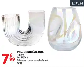 Auchan Vase ondulé actuel offre