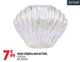 Auchan Vase coquillage actuel offre