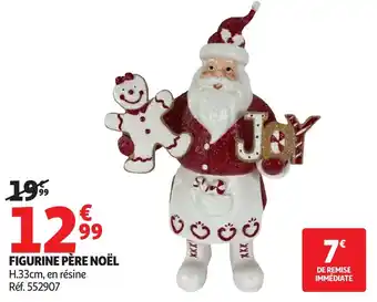 Auchan Figurine père noël offre
