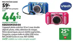 Auchan Kidizoom duo dx offre