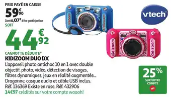 Auchan Kidizoom duo dx offre
