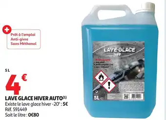 Auchan Lave glace hiver auto offre