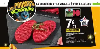 E.Leclerc BIGARD Steaks hachés 100% pur bœuf 15% mat.gr. offre