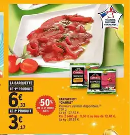 E.Leclerc CHARAL Carpaccio offre