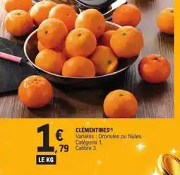 E.Leclerc Clémentines offre