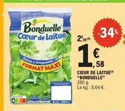 E.Leclerc BONDUELLE Cœur de laitue offre