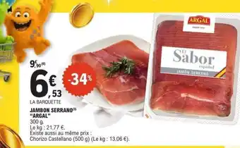 E.Leclerc ARGAL Jambon serrano offre