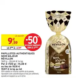 Intermarché Hyper Papillotes authentiques noir majeur révillon offre