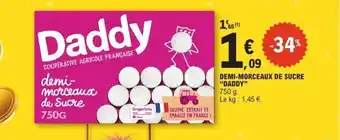 E.Leclerc DADDY Demi-morceaux de sucre offre