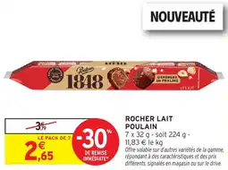 Intermarché Hyper Rocher lait poulain offre