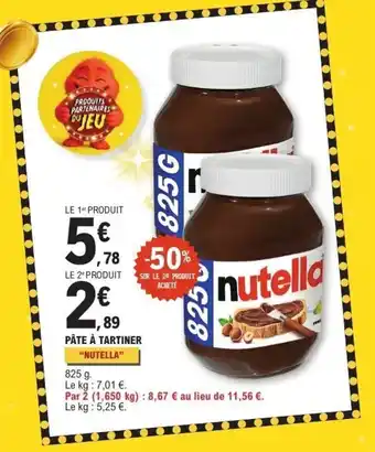 E.Leclerc NUTELLA Pâte à tartiner offre