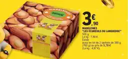 E.Leclerc LES ÉCUREUILS DU LANGUEDOC Madeleines offre