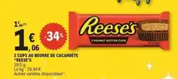 E.Leclerc REESE'S 2 cups au beurre de cacahuète offre