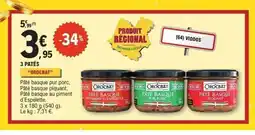 E.Leclerc OROCBAT 3 patés offre