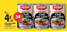 E.Leclerc STÉPHAN Chili con carne offre